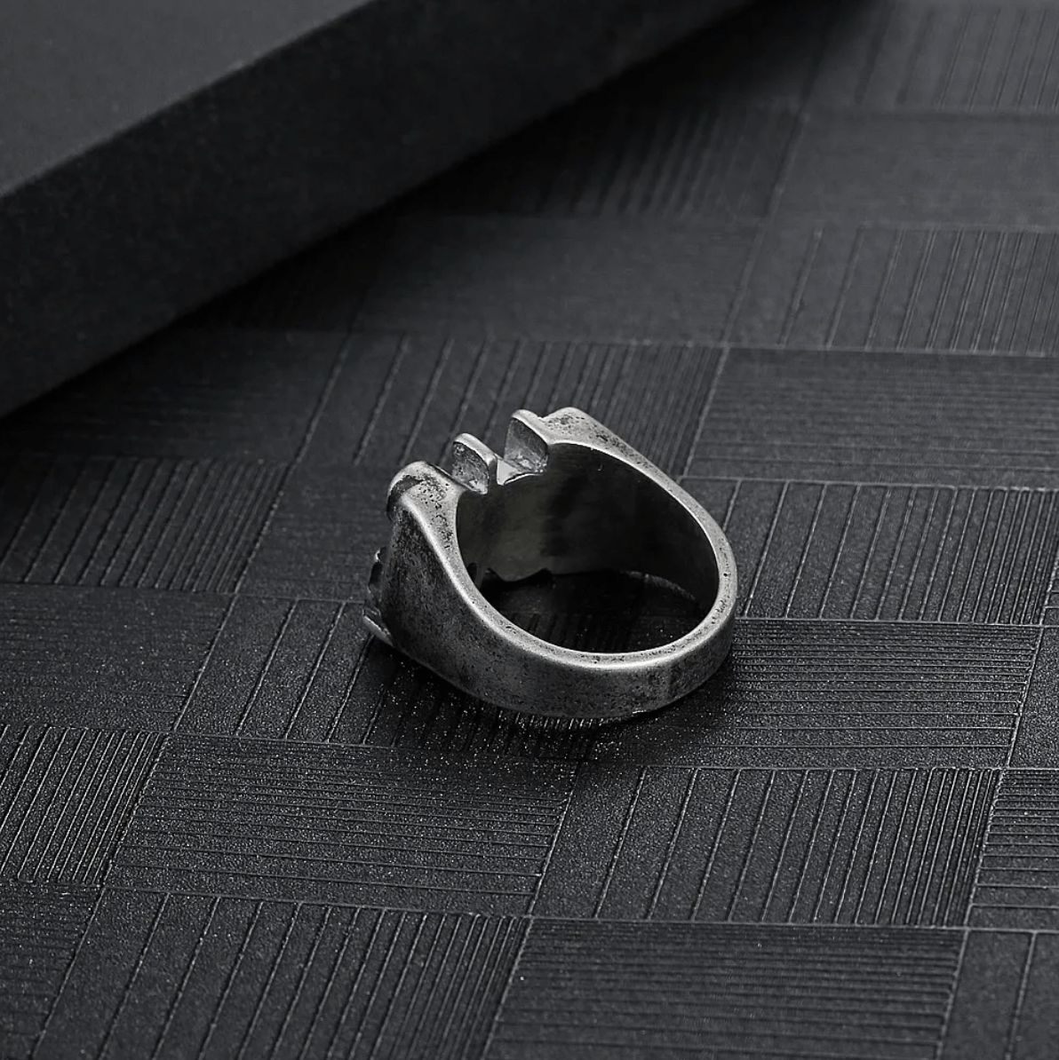 Edelstahlring "Fuck off"