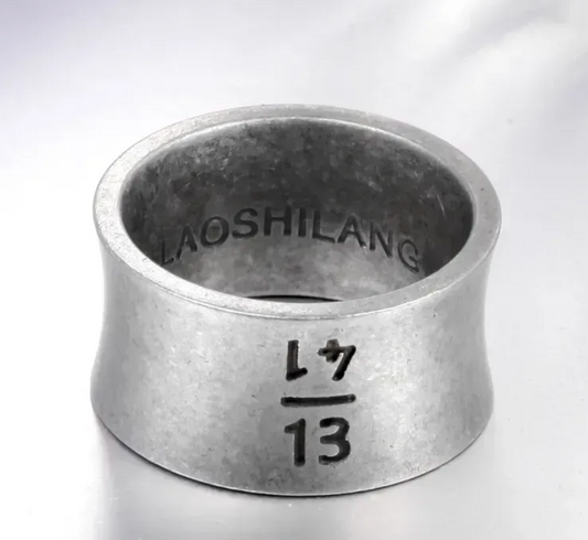 Edelstahlring "13|41"