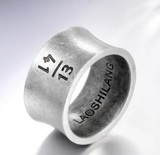 Edelstahlring "13|41"